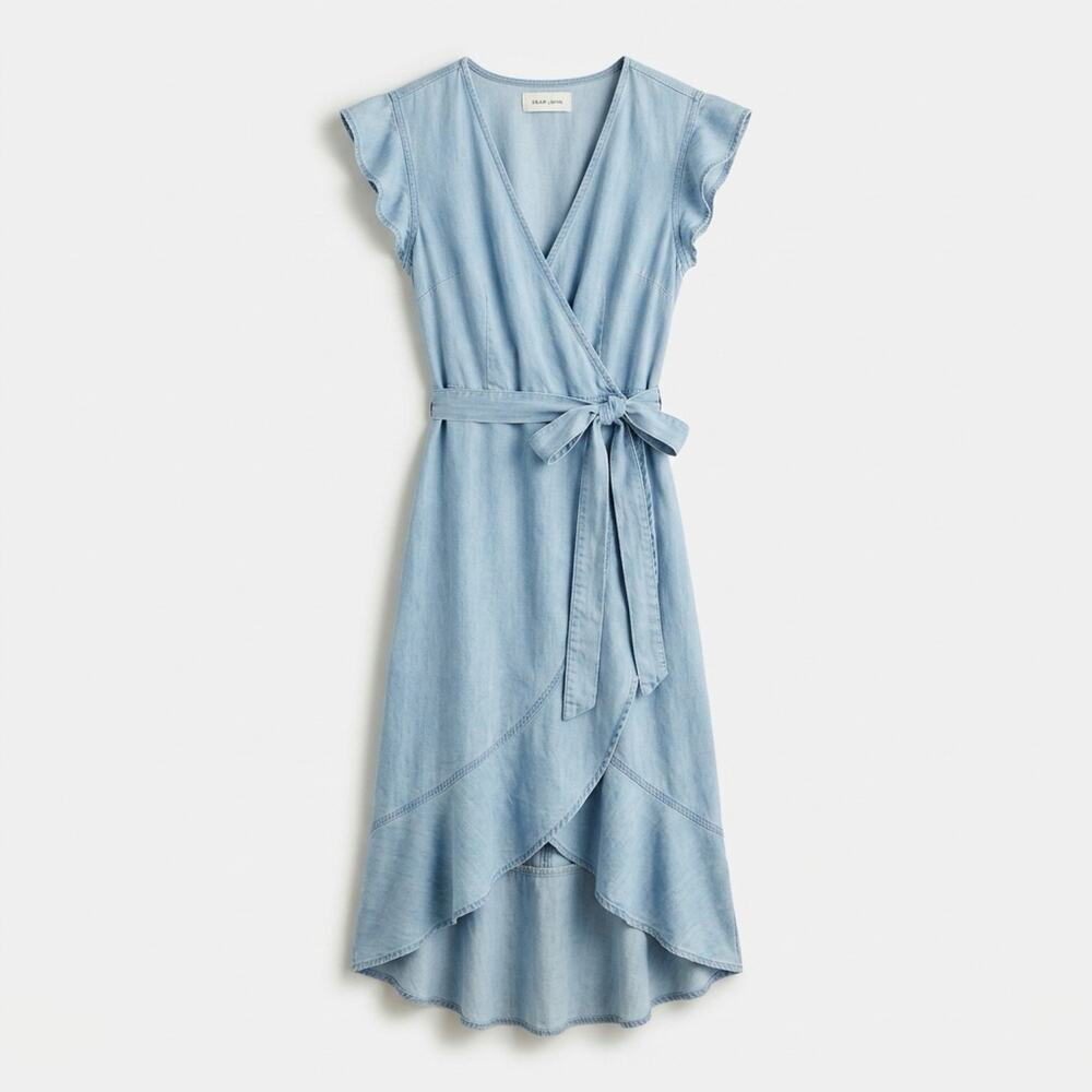 DEAR JOHN ANAHI TENCEL WRAP DRESS NWOT XS